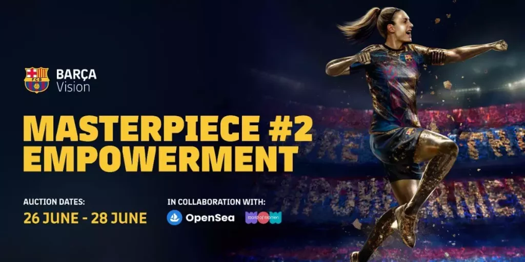 FC Barcelona Unveils 'EMPOWERMENT' - The Second NFT from the 'MASTERPIECE' COLLECTION, Inspired by Alexia Putellas