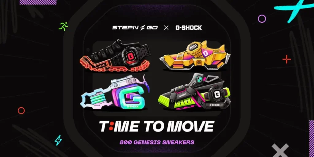 G-SHOCK and STEPN GO Announce Limited Edition Co-Branded NFT Sneakers